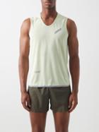 Soar - 2.0 Jersey And Mesh Tank Top - Mens - Light Green