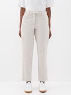 Cefinn - Tatum Cotton-corduroy Slim-leg Trousers - Womens - Beige
