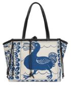 Matchesfashion.com Loewe - Cushion Dodo-jacquard Tote Bag - Womens - Blue Multi