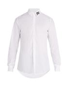 Matchesfashion.com Dolce & Gabbana - King Appliqu Cotton Shirt - Mens - White