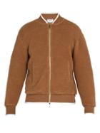 Matchesfashion.com Thom Browne - Camel Hair And Silk Blend Bomber Jacket - Mens - Camel