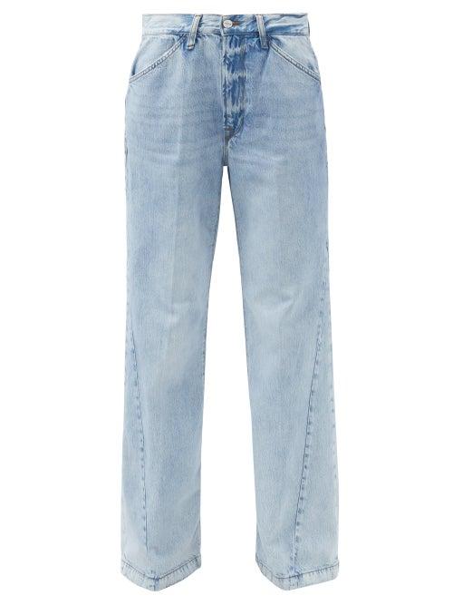Frame - Le Baggy Wide-leg Jeans - Womens - Light Denim