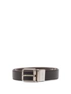 Matchesfashion.com Dolce & Gabbana - Reversible Leather Belt - Mens - Black Brown