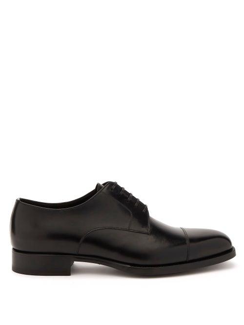 Tom Ford - Gianni Leather Oxford Shoes - Mens - Black