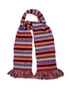 Matchesfashion.com Gucci - Striped Wool Blend Scarf - Womens - Multi