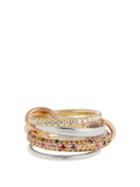 Spinelli Kilcollin Rainbow Diamond, Sapphire & Gold Ring