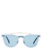 Matchesfashion.com Valentino - Cat Eye Sunglasses - Womens - Blue