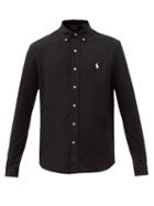 Polo Ralph Lauren - Logo-embroidered Cotton-oxford Button-down Shirt - Mens - Black