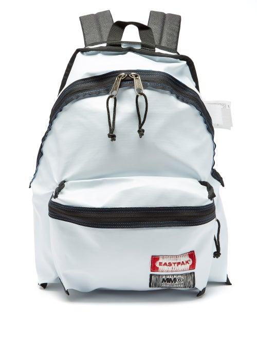 Mm6 Maison Margiela - X Eastpak Inside-out Canvas Backpack - Womens - Blue