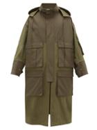 Matchesfashion.com Loewe - Cotton-canvas Hooded Parka - Mens - Khaki