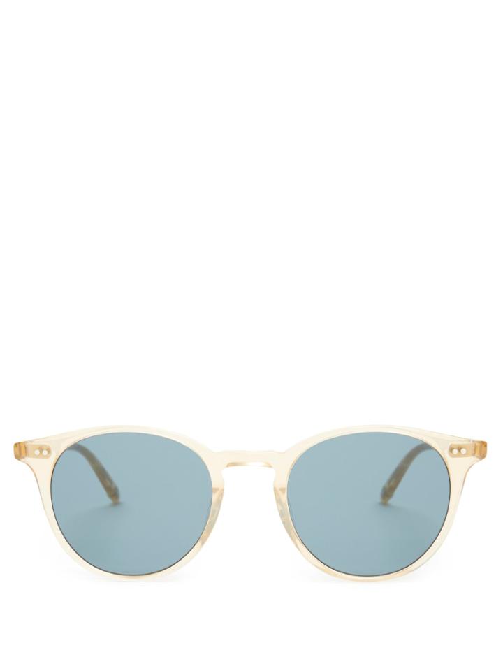 Garrett Leight Clune 47 Round-frame Sunglasses