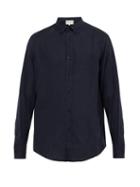 Matchesfashion.com Arj - The Marlboro Man Linen Shirt - Mens - Navy