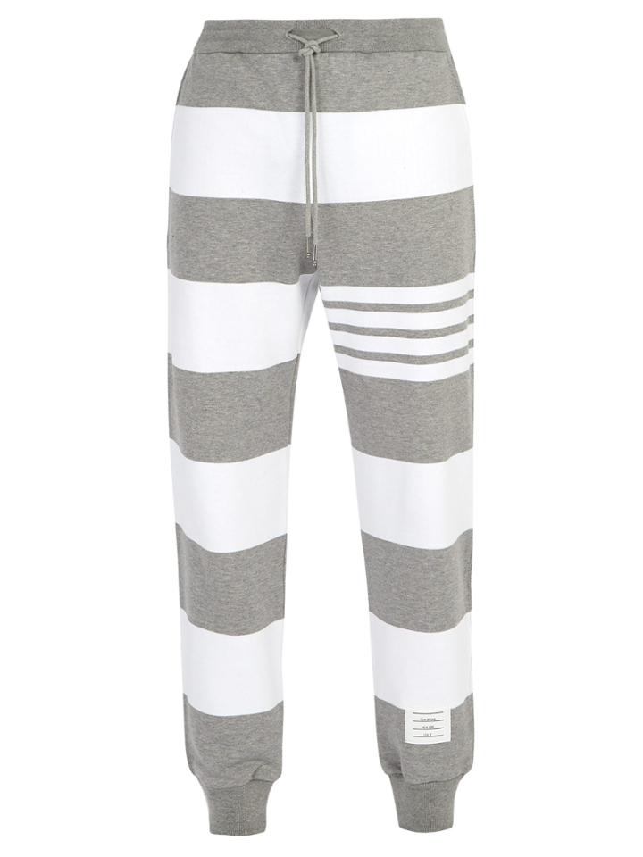 Thom Browne Striped Cotton Trackpants