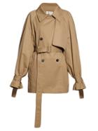 Matchesfashion.com The Row - Keera Belted Twill Trench Coat - Womens - Beige