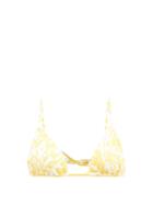 Matchesfashion.com Eres - Starfish Coralsand-print Bikini Top - Womens - Yellow White