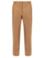 Matchesfashion.com Berluti - Mid Rise Wool Blend Trousers - Mens - Beige