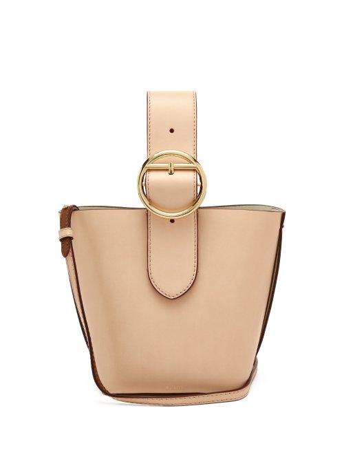 Matchesfashion.com Joseph - Sevres Mini Buckle Handle Leather Bag - Womens - Light Pink