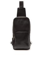 Matchesfashion.com 1017 Alyx 9sm - One Shoulder Cross Body Leather Backpack - Mens - Black