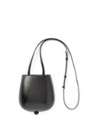 Lemaire - Tacco Small Moulded Leather Cross-body Bag - Womens - Black
