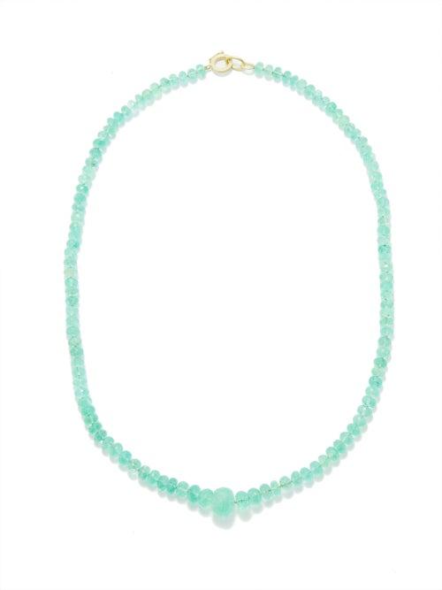 Irene Neuwirth - Emerald & 18kt Gold Necklace - Womens - Green