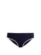 Matchesfashion.com Lndr - Flounder Contrast Trim Bikini Briefs - Womens - Navy Multi