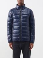 Canada Goose - Crofton Hooded Quilted Down Jacket - Mens - Navy
