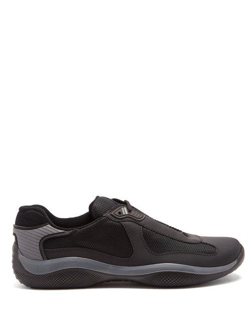 Matchesfashion.com Prada - America's Cup Low Top Trainers - Mens - Black