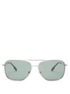 Matchesfashion.com Burberry - Aviator Metal Sunglasses - Mens - Silver