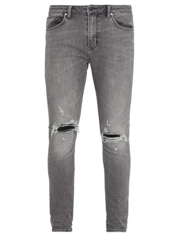 Neuw Denim Rebel Distressed Skinny Jeans