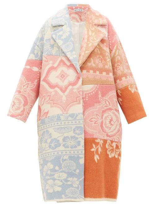 Matchesfashion.com Rave Review - Ami Single Breasted Upcycled Wool Coat - Womens - Multi