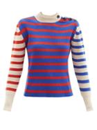 Matchesfashion.com La Fetiche - Betsey Striped Lambswool Sweater - Womens - Multi