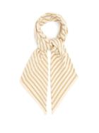 Totme - Monogram-jacquard Twill Scarf - Womens - Ivory