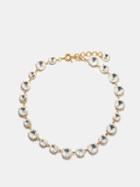 Roxanne Assoulin - Ice Ice Baby Crystal & Gold-plated Necklace - Womens - Clear