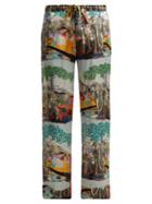 Matchesfashion.com Chufy - Savannah Silk Trousers - Womens - Multi
