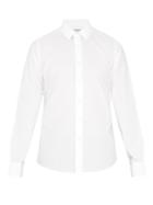 Valentino Single-cuff Cotton-faille Shirt
