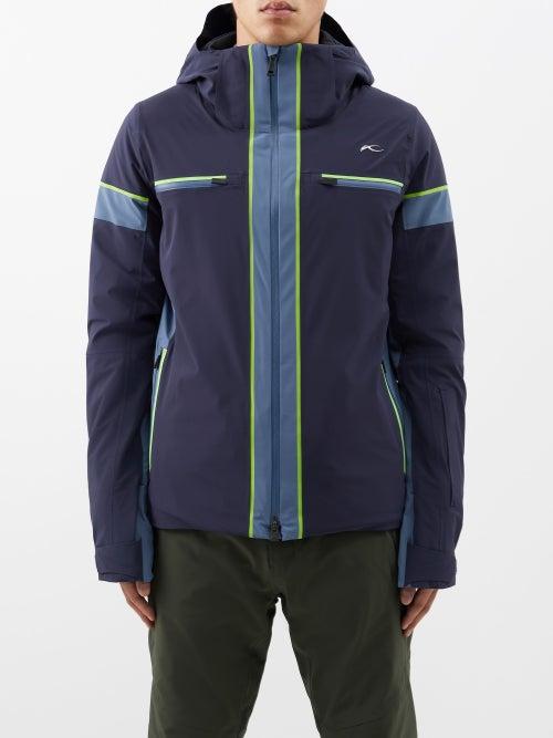 Kjus - All Timer Hooded Ski Jacket - Mens - Blue Navy