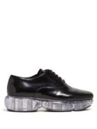 Matchesfashion.com Prada - Cloudbust Sole Leather Oxford Shoes - Womens - Black