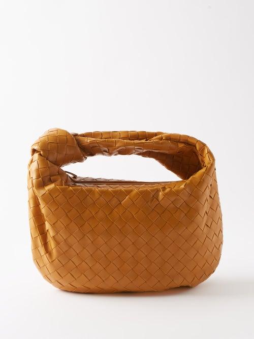 Bottega Veneta - Jodie Teen Intrecciato-leather Shoulder Bag - Womens - Tan