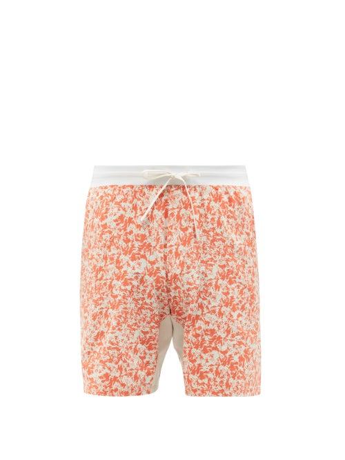 Lululemon - Sweat Solve Printed Drawstring-waist Shorts - Mens - Red