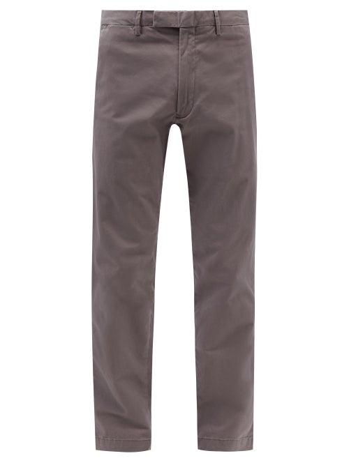 Polo Ralph Lauren - Slim-fit Stretch-cotton Chino Trousers - Mens - Grey
