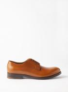 Armando Cabral - Gabu Leather Derby Shoes - Mens - Light Brown