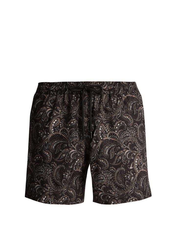 Commas Paisley-print Swim Shorts