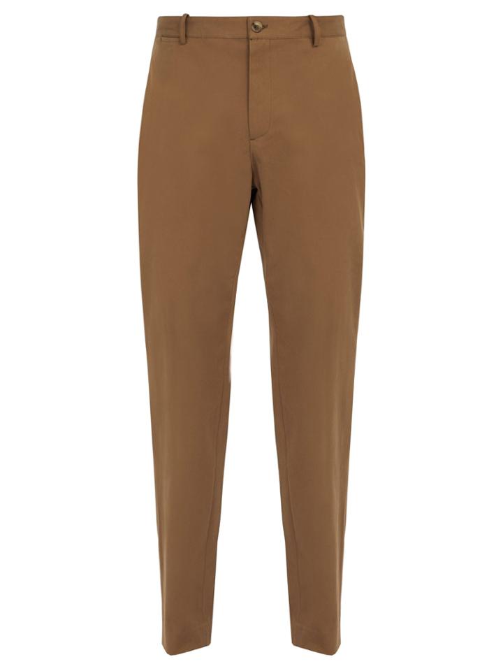 A.p.c. Quake Straight-leg Cotton-blend Chino Trousers