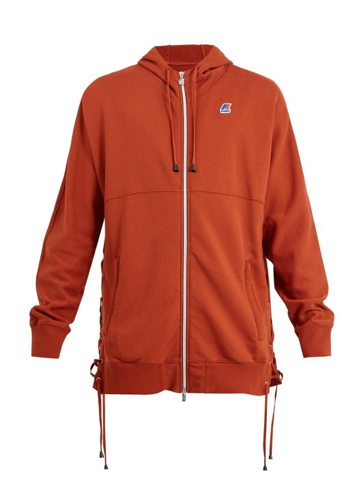 Faith Connexion K-way Zip-through Cotton Hooded Sweatshirt