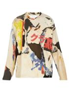Matchesfashion.com Marques'almeida - Printed Jersey Sweatshirt - Mens - Multi