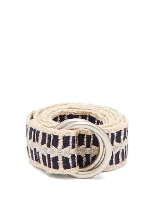 Matchesfashion.com Guanabana - Aztec Pattern Belt - Mens - Black Multi