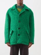 Marni - Oversized Faux-fur Jacket - Mens - Green