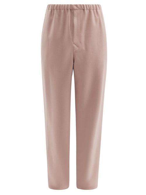 Matchesfashion.com Undercover - Herringbone-twill Track Pants - Mens - Pink