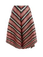 Pleats Please Issey Miyake Union Stripe Pleated Trousers