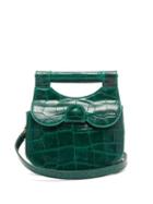 Matchesfashion.com Staud - Mini Madeline Leather Cross Body Bag - Womens - Dark Green